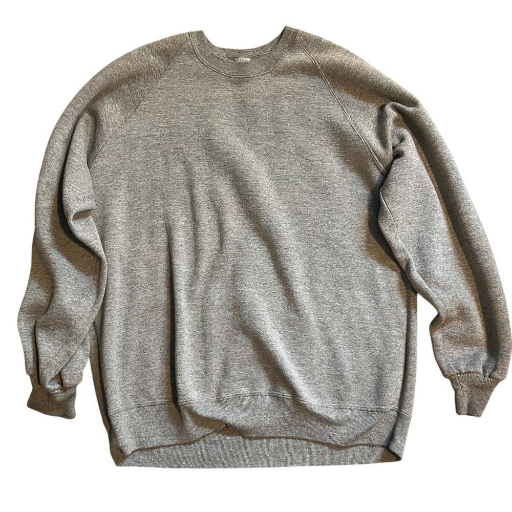 Vintage Jerzees raglan grey sweatshirt size xl